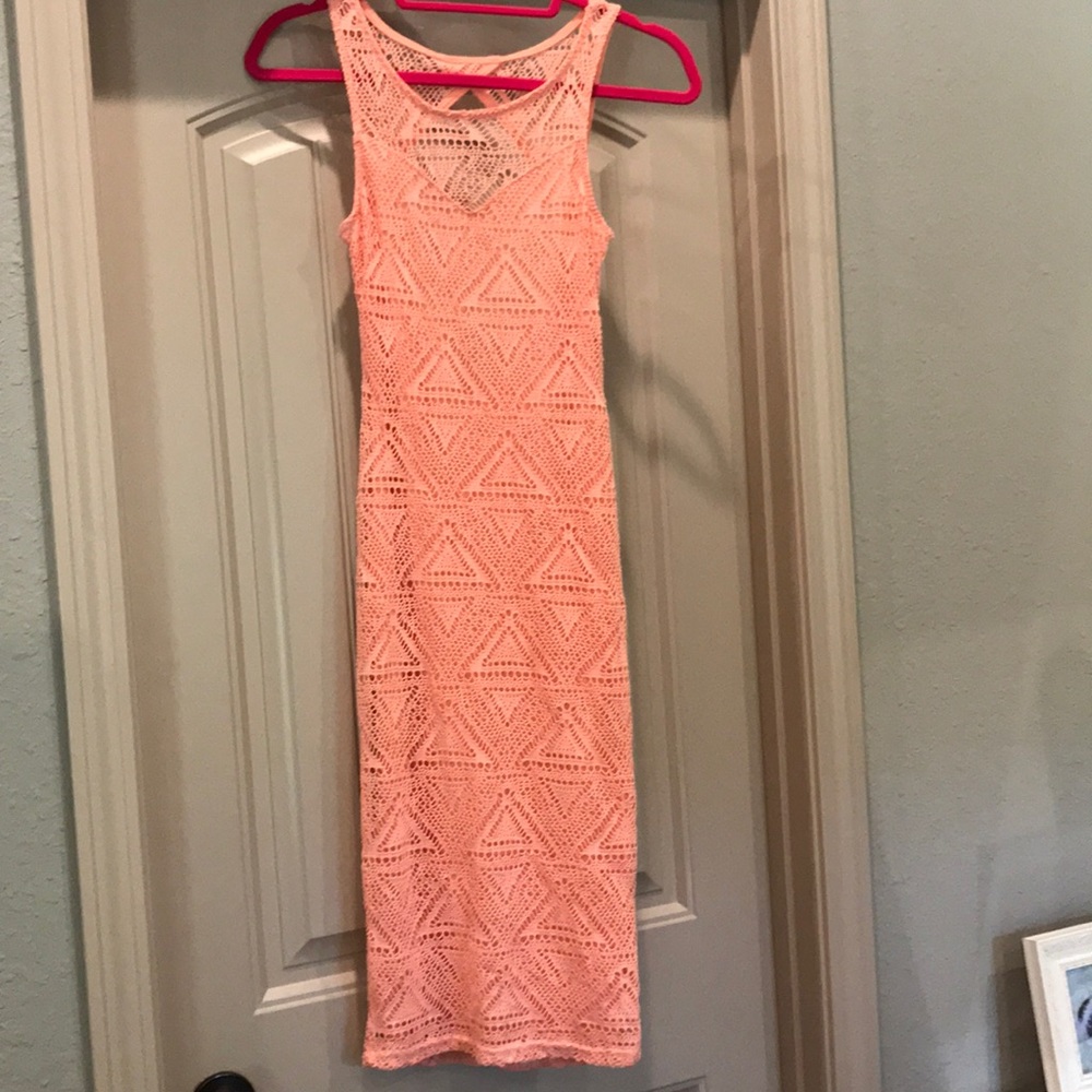 Fishnet Midi Dress